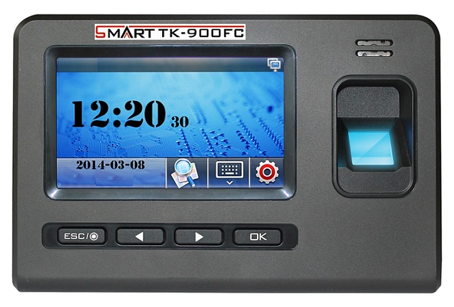 Máy chấm công vân tay và thẻ cảm ứng SMART TK-900FC