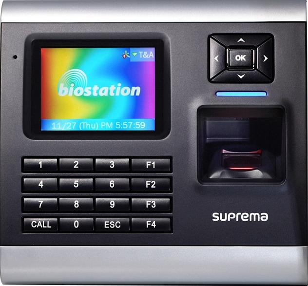 Máy chấm công kiểm soát cửa, vân tay và thẻ SUPREMA BioStation BSR-OC