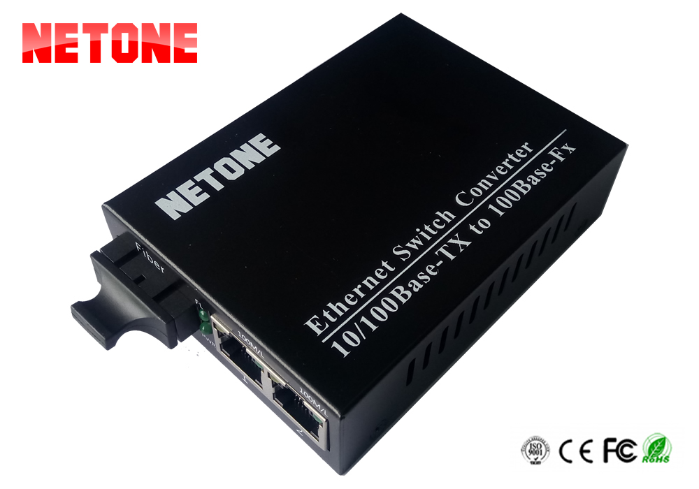 Media Converter Netone Dual Fiber NO-MCF-GSM20/2E