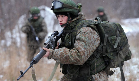 Camera quan sát được ứng dụng cho trang phục tương lai của lính Nga