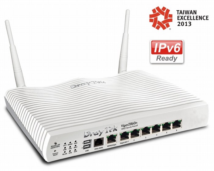 DSL/ADSL2+ Wireless N Router Draytek Vigor2860n