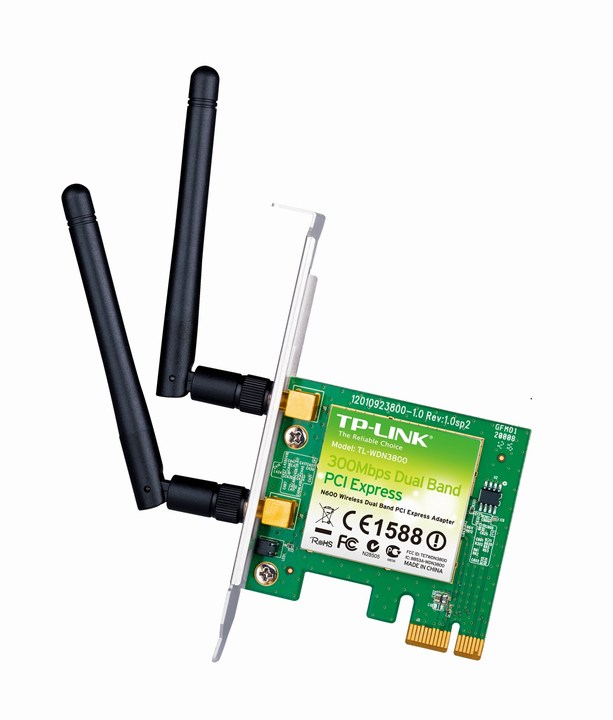 N600 Wireless N Dual-Band PCI Express Card TP-LINK TL-WDN3800