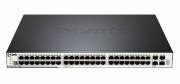 44-Port PoE Gigabit L2 Stackable Managed+4-Port Combo 1000BASE-T/SFP Switch D-Link DGS-3120-48PC/ESI