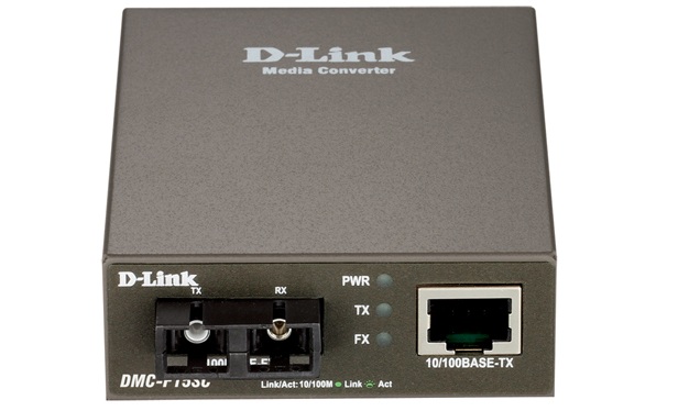 100Base-TX to 100Base-FX (SC) Single-mode Media Converter D-Link DMC-F15SC/E