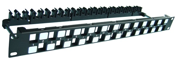 Khung Patch panel 24 Port Dintek CAT.6A 19 inch (1406-00011)