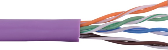 Cáp mạng VIVANCO CAT5e SF/UTP VCCASF54LSP3 (305m/Drum, LSZH, Purple)