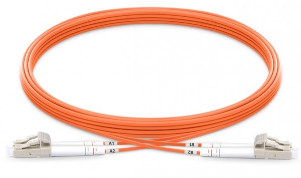Fiber patch cord LC/LC Multi-mode OM2 50/125µm DINTEK (3 mét)