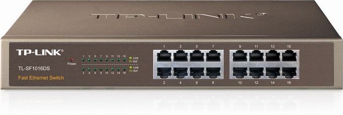 16-Port 10/100Mbps Switch TP-LINK TL-SF1016DS