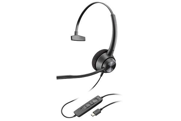 Tai nghe Headset Plantronics EncorePro 310, EP310 USB-C, WW (214569-01)
