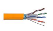 Cáp mạng 4 đôi LS CAT.6A F/UTP copper (FTP-A-C6G-E1ZN-X 0.5X4P/OR, LSZH, Orange)