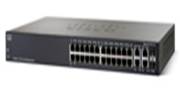 Switch POE Cisco SF350-24P Layer 3 Option PoE 185W
