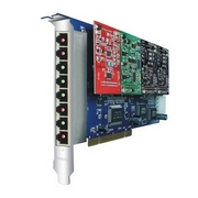 Card tổng đài iP TDM800 giao tiếp 8 cổng PSTN