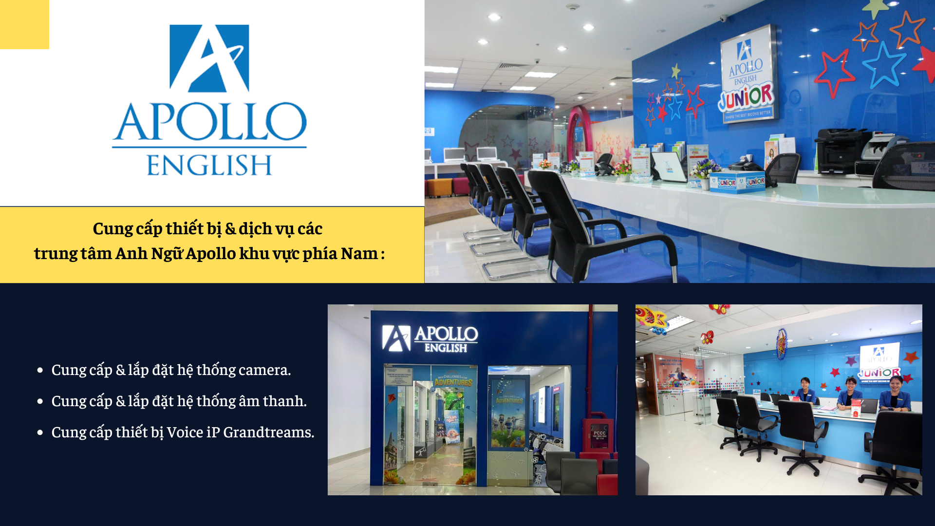 Dự án triển khai hệ thống cho Apollo English