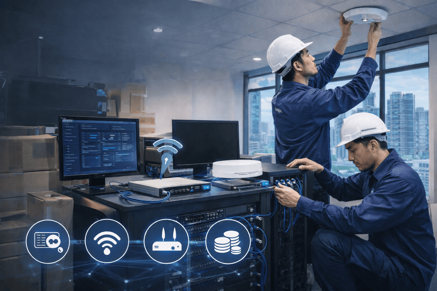LỢI ÍCH KHI TRIỂN KHAI HỆ THỐNG ĐIỆN NHẸ (M&E) TẠI CITY TELECOM