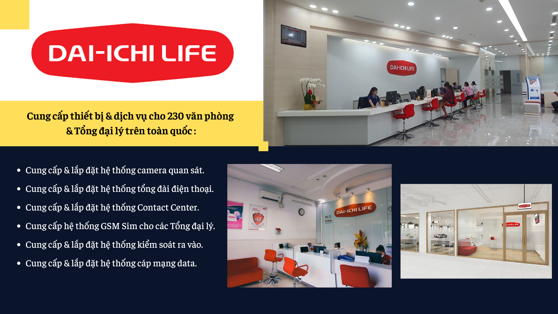 Dự án triển khai hệ thống cho Dai-ichi Life Việt Nam